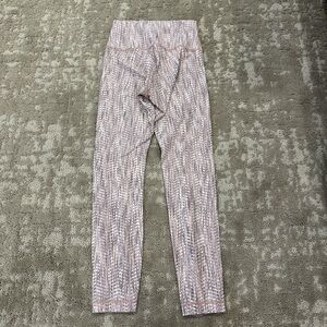 Cozy Lululemon Pink Patterned Pants